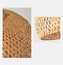 GobekUsa Hand Knitted Chinese Style Hanging Bamboo Lamps by Decorbites