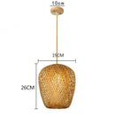 GobekUsa Hand Knitted Chinese Style Hanging Bamboo Lamps by Decorbites