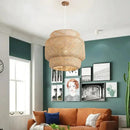 GobekUsa Hand Knitted Chinese Style Hanging Bamboo Lamps by Decorbites