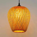 GobekUsa Hand Knitted Chinese Style Hanging Bamboo Lamps by Decorbites