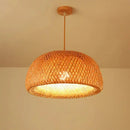 GobekUsa Hand Knitted Chinese Style Hanging Bamboo Lamps by Decorbites