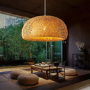 GobekUsa Hand Knitted Chinese Style Hanging Bamboo Lamps by Decorbites