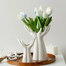 GobekUsa Hand-painted Ceramic Flower Vase Home Decor