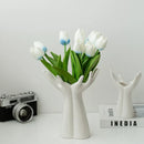 GobekUsa Hand-painted Ceramic Flower Vase Home Decor