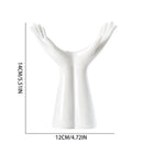 GobekUsa Hand Shaped Porcelain Flower Vase Home Decor