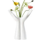 GobekUsa Hand Shaped Porcelain Flower Vase Home Decor