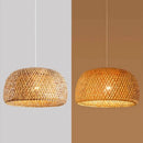 GobekUsa Hand-Woven Bamboo Lantern Pendant Light by Decorbites