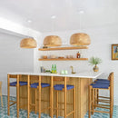 GobekUsa Hand-Woven Bamboo Lantern Pendant Light by Decorbites
