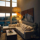 GobekUsa Hand-Woven Bamboo Lantern Pendant Light by Decorbites