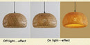 GobekUsa Hand-Woven Bamboo Pendant Light Chandelier by Decorbites