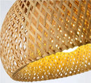 GobekUsa Hand-Woven Bamboo Pendant Light Chandelier by Decorbites