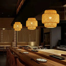 GobekUsa Hand-Woven Bamboo Pendant Light Chandelier by Decorbites
