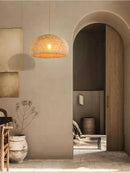 GobekUsa Hand-Woven Bamboo Pendant Light Chandelier by Decorbites
