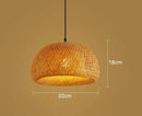 GobekUsa Hand-Woven Bamboo Pendant Light Chandelier by Decorbites