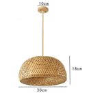 GobekUsa Handcrafted Chinese Bamboo Pendant Lamp by Decorbites