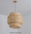 GobekUsa Handcrafted Chinese Bamboo Pendant Lamp by Decorbites