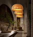 GobekUsa Handcrafted Chinese Bamboo Pendant Lamp by Decorbites