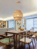 GobekUsa Handcrafted Chinese Bamboo Pendant Lamp by Decorbites