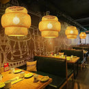 GobekUsa Handcrafted Chinese Bamboo Pendant Lamp by Decorbites