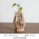 GobekUsa Handcrafted Wooden Vase for Creative Home Decor