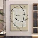GobekUsa Handmade Abstract Oil Painting Wall Art Decor