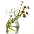GobekUsa Handmade Angel Glass Vase - Home Decor