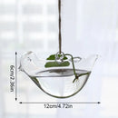 Clear glass angel vase living room home decor