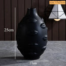 GobekUsa Handmade Ceramic Face Vase for Home Decor