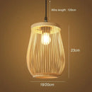 Handmade chinese rattan wicker pendant 3 light set for dining room by Decorbites