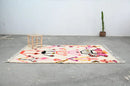 GobekUsa Handmade Moroccan Azilal Rug - 245x141cm