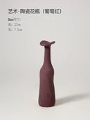 GobekUsa Handmade Nordic Ceramic Flower Vase for Luxury Home