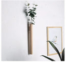 GobekUsa Handmade Nordic Wooden Wall Vase for Plants