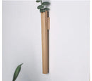 GobekUsa Handmade Nordic Wooden Wall Vase for Plants
