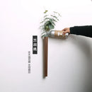 GobekUsa Handmade Nordic Wooden Wall Vase for Plants