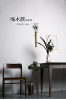 GobekUsa Handmade Nordic Wooden Wall Vase for Plants