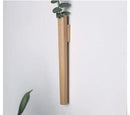 GobekUsa Handmade Nordic Wooden Wall Vase for Plants