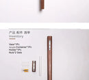 GobekUsa Handmade Nordic Wooden Wall Vase for Plants