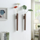 GobekUsa Handmade Nordic Wooden Wall Vase for Plants