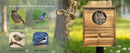 GobekUsa Handmade Wooden Screech Owl House - Outdoor Nesting Box