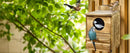 GobekUsa Handmade Wooden Screech Owl House - Outdoor Nesting Box