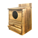GobekUsa Handmade Wooden Screech Owl House - Outdoor Nesting Box