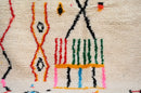 GobekUsa Handwoven Moroccan Azilal Rug - 245x146 cm