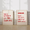 GobekUsa Heart Quote Kitchen Wall Art Painting