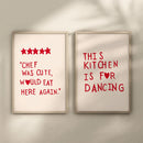 GobekUsa Heart Quote Kitchen Wall Art Painting