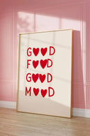 GobekUsa Heart Quote Kitchen Wall Art Painting