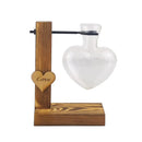 GobekUsa Heart Shape Hydroponic Glass Vase - Home Decor