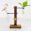 GobekUsa Heart Shape Hydroponic Glass Vase - Home Decor