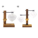 GobekUsa Heart Shape Hydroponic Glass Vase - Home Decor