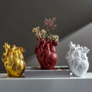 GobekUsa Heart Shape Resin Vase - 4 Colors
