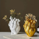 GobekUsa Heart Shape Resin Vase - 4 Colors